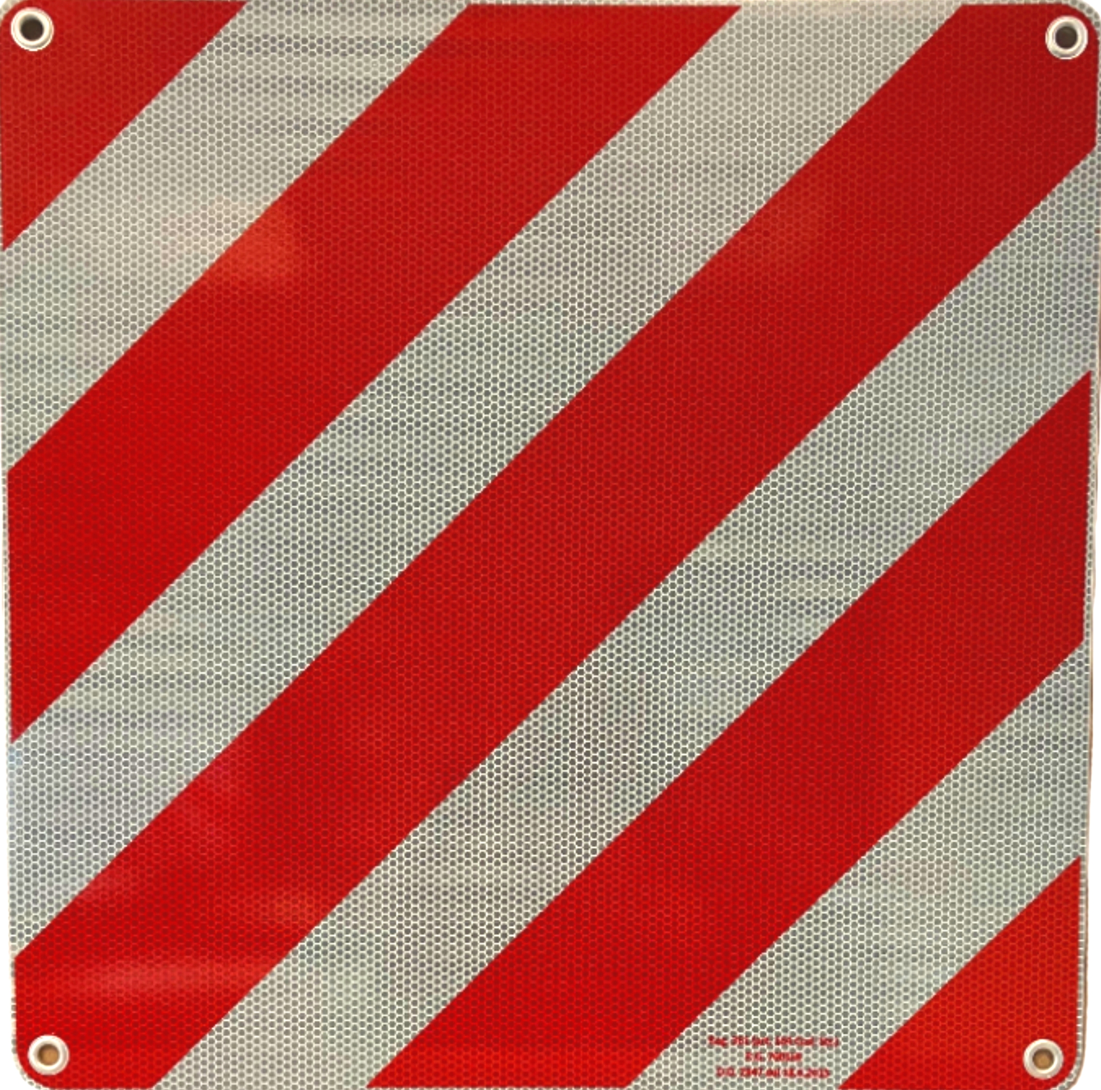 Warntafel ALU 50 x 50 cm 2in1 Italien und Spanien