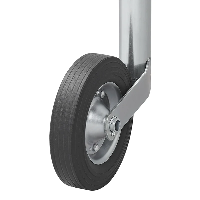 Stützrad Metall-Felge mit Vollgummi-Reifen 200 x 50 mm