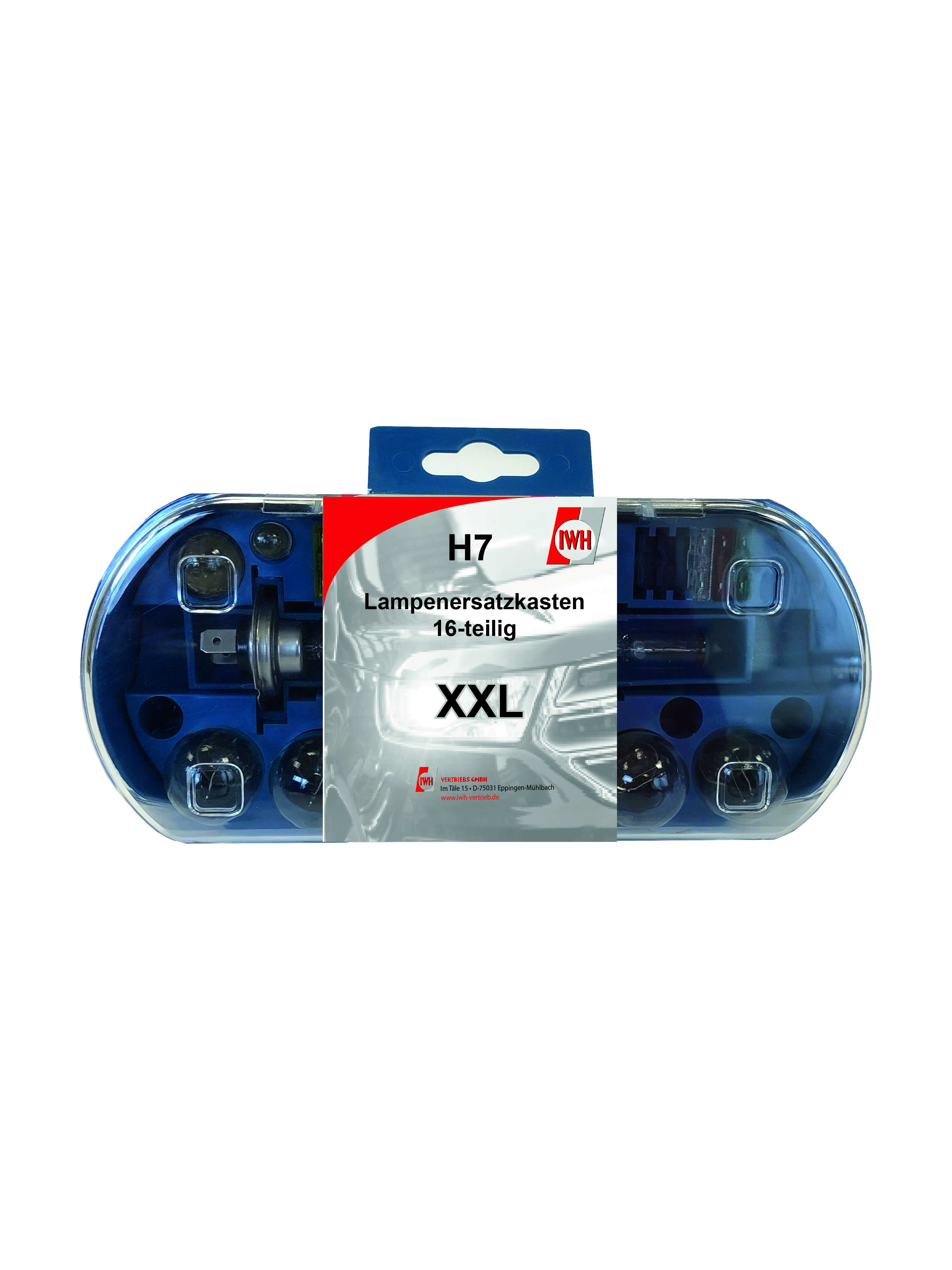Lampenersatzkasten XXL H7 16-teilig