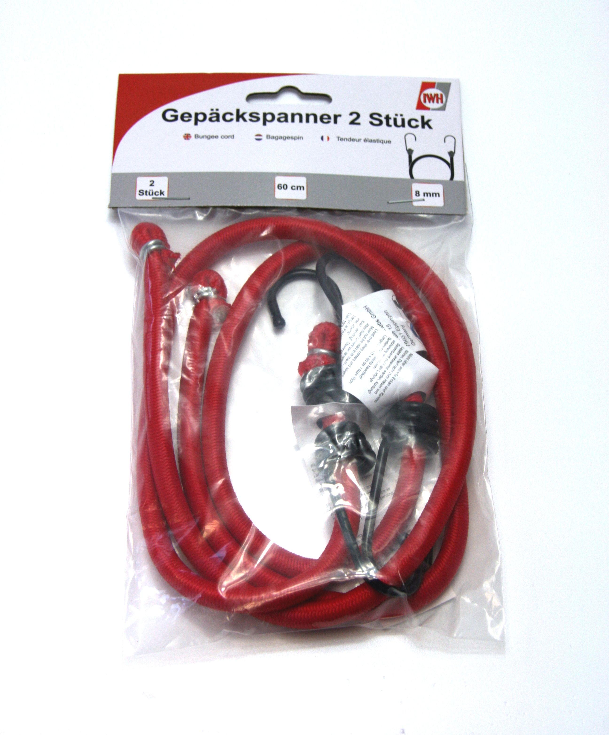 Gepäckspanner 60 cm / 2 Stück