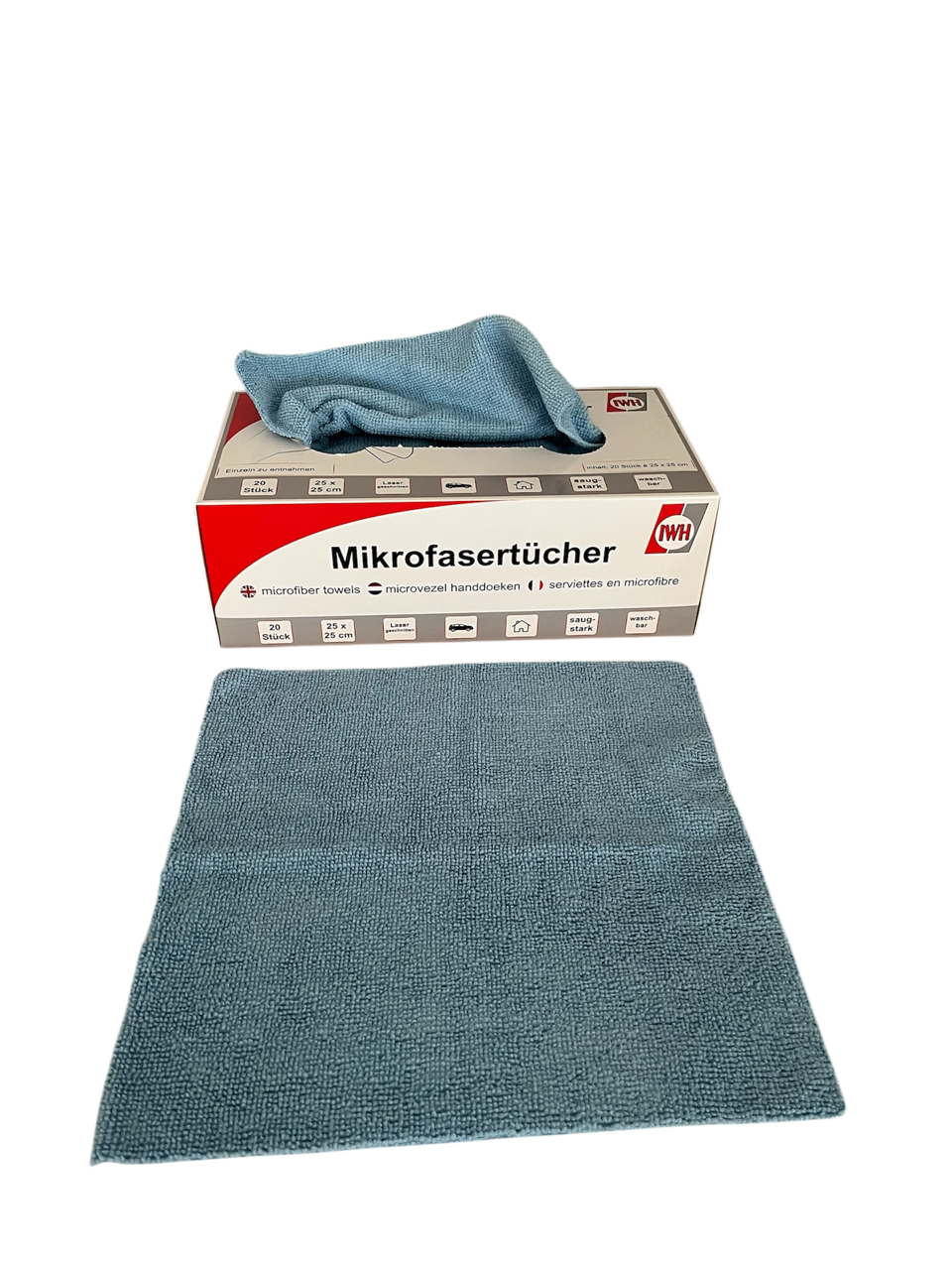 Mikrofasertücher in Spenderbox