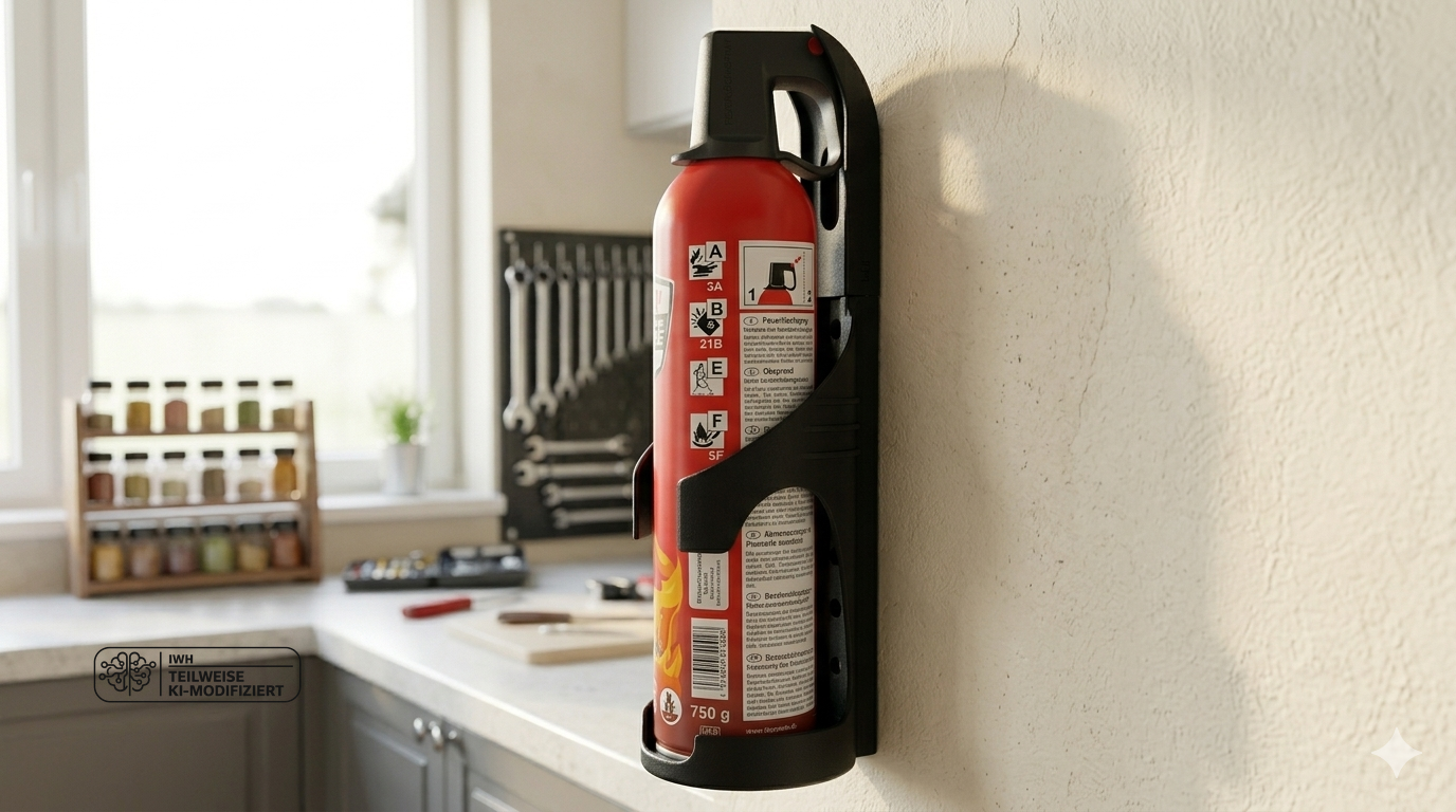 Halter für Feuerlöschspray 750ml schwarz