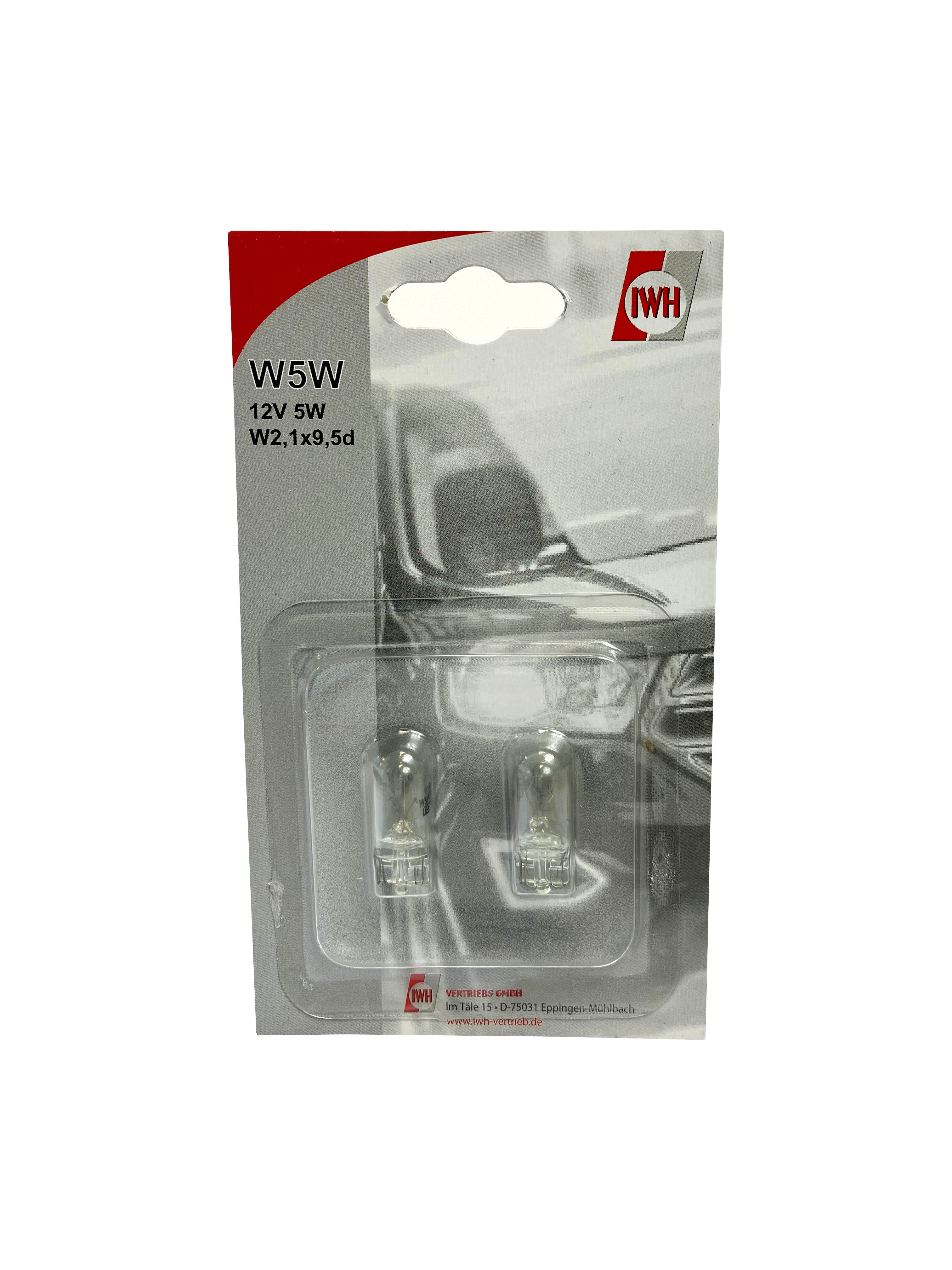W5W Glassockellampe 12V 5W W2,1x9,5d