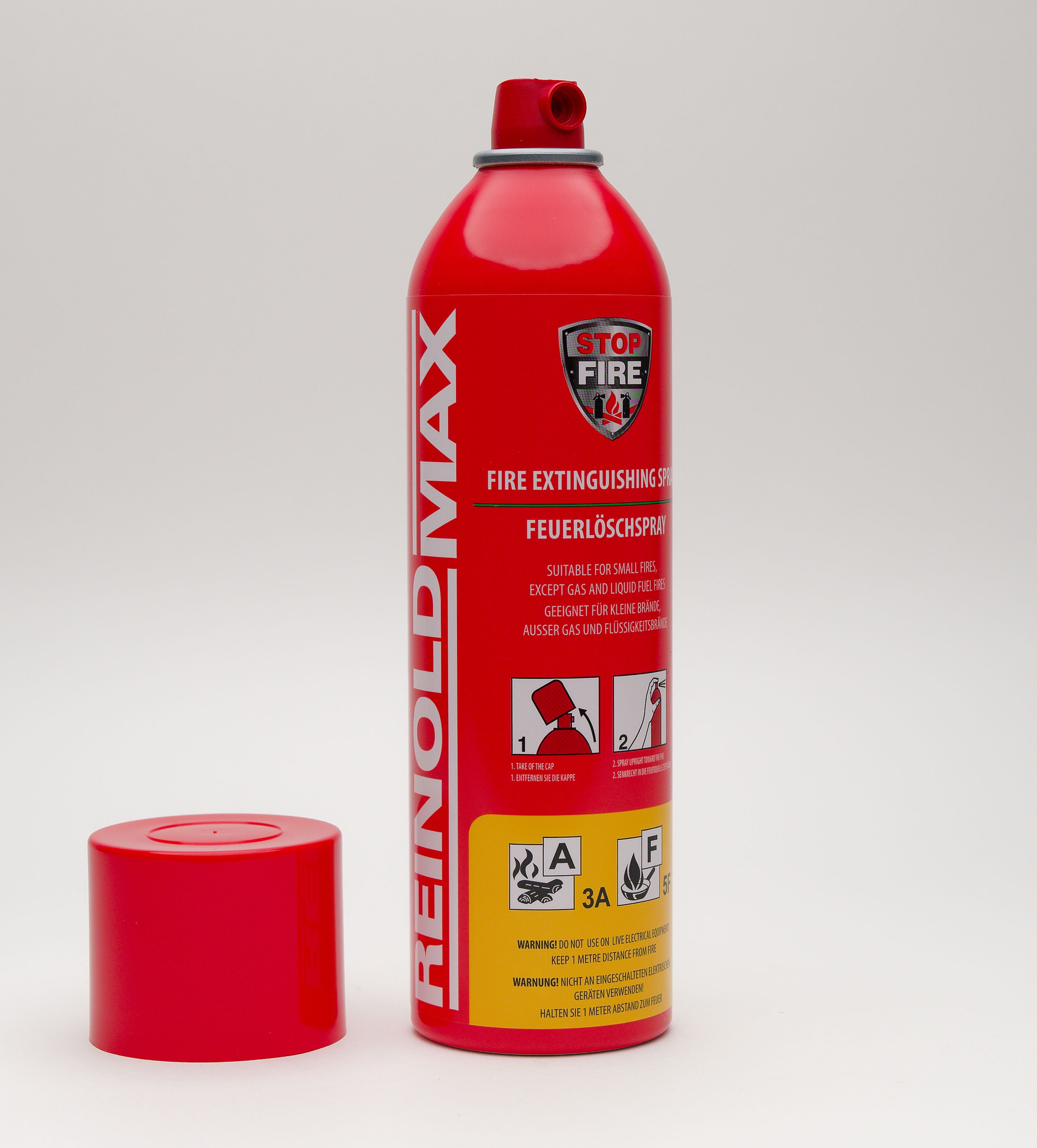 Feuerlöschspray 500ml  für Camping, Auto, Haus und Freizeit 